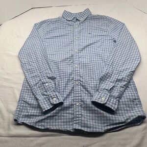Vineyard Vines OTG Performance Button Down Shirt – Blue Gingham –‎ Youth L (16)